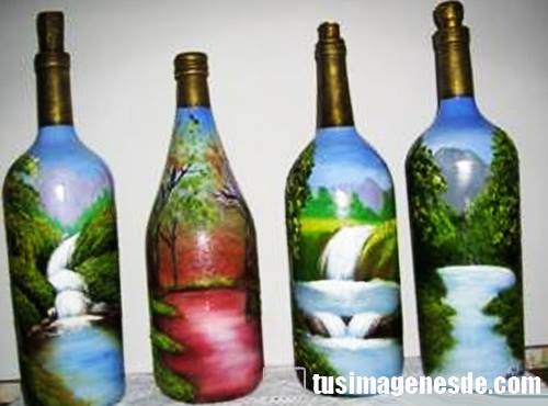 botellas decoradas
