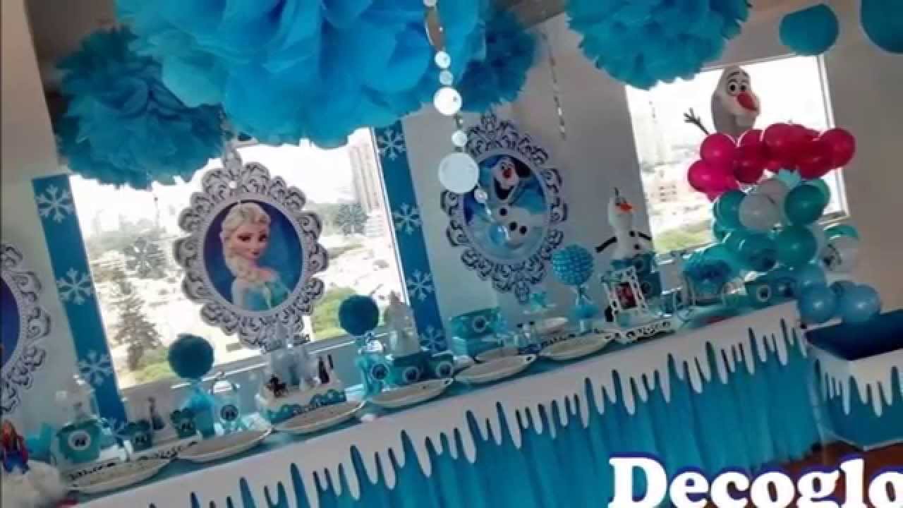 decoracion de frozen