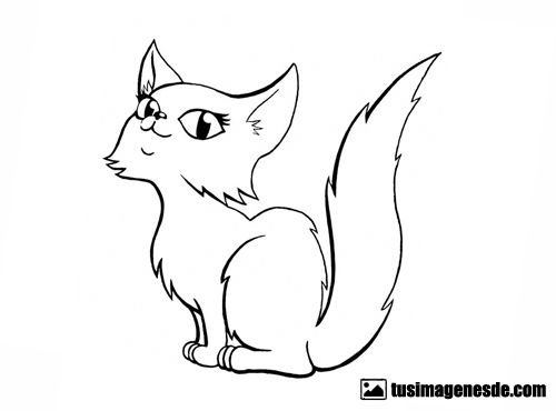 dibujos de gatos