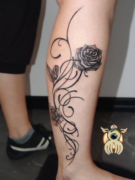 tatuajes para mujeres en la pierna