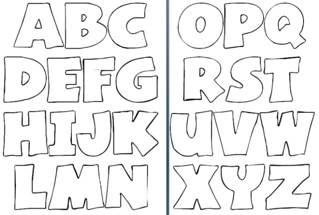 Imágenes de letras del abecedario | Imágenes